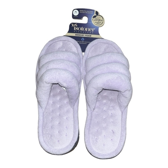NWT Isotoner Womens Slip-On Slippers Size 9.5-10 - Picture 4 of 6